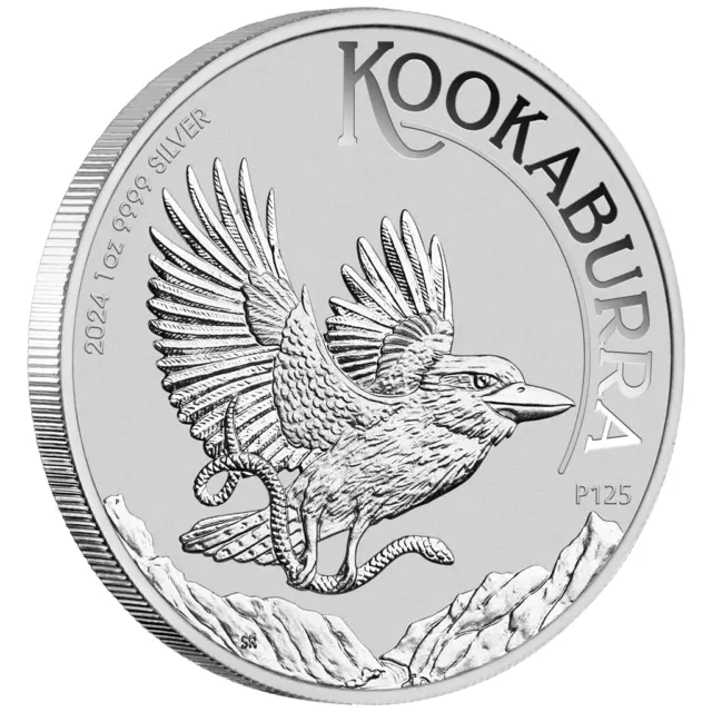 Silbermünze Kookaburra 2024 - Australien - Anlagemünze - 1 Oz ST