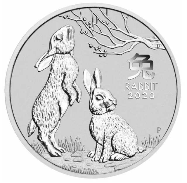 PERTH MINT AUSTRALIA Year of the Rabbit 2023 Lunar III (4) 2 oz 999