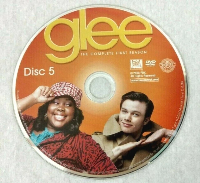 Glee DVD Disc Only Season 1 Disc 5 Lea Michele Cory Monteith Jane Lynch