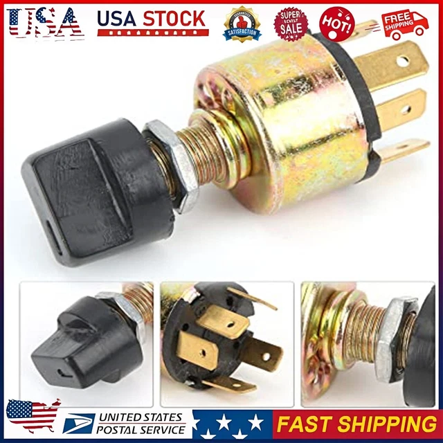 .UNIVERSAL 3POSITION OFF/ON/ON RotarySwitch Car Headlight Headlamp