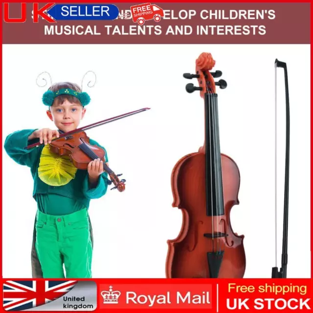Acoustic Violin Toy Adjustable String Simulation Musical Instrument Kid Gifts