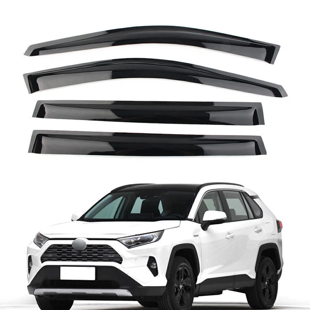 Side Window Visors Deflector Rain Guards Deflector Fit Toyota RAV4 2019 2020