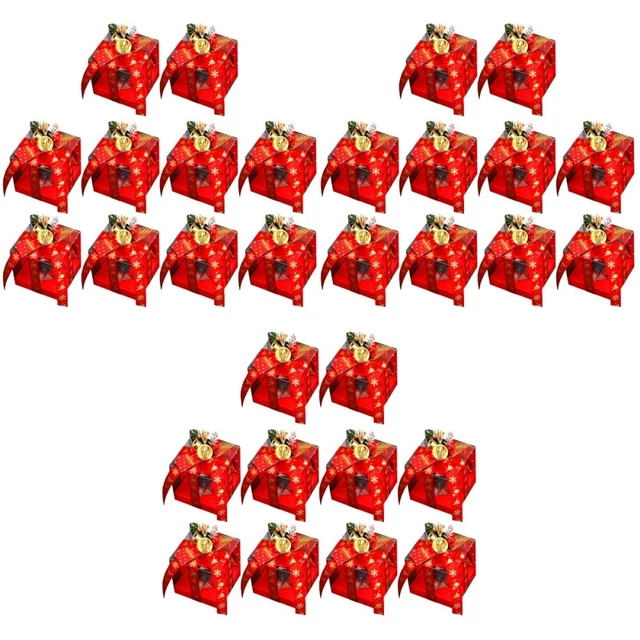 30 Sets Verpackung Geschenkboxen Für Weihnachten Klarer Stand
