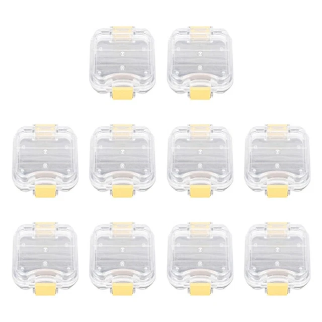 10pcs Plastic Denture Tooth Box with Film High Quality Dentures - Upw7733