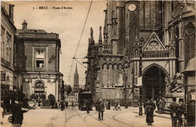 CPA AK METZ - Place d'Armes (255244)