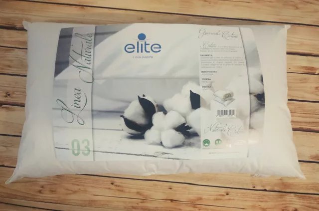 Cuscino da letto Elite Cotone linea naturale sostegno medio