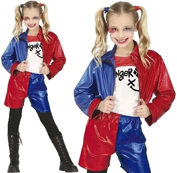 Vestito Harley Quinn Bambina IN VENDITA! - PicClick IT