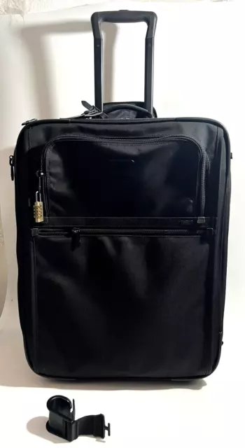 Tumi Alpha 22904Dh Black Ballistic Nylon Wheeled Luggage Bag 24"