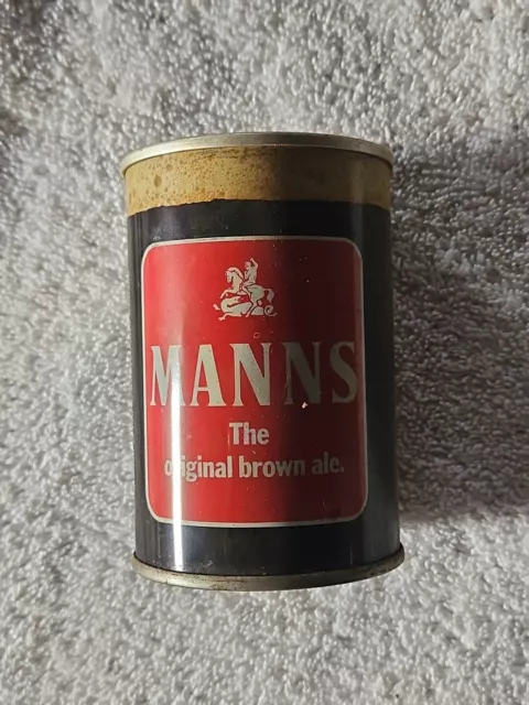 Manns Brown Ale Vintage Steel 9.7pz Beer Can EMPTY England