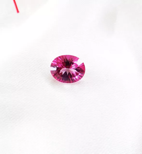 2.94ct Oval Cut VS Pink Topaz Loose Gemstone