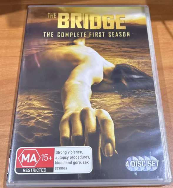 The Bridge : Season 1 (2013 : 4 Disc DVD Set) Very Good Condition  Region 4
