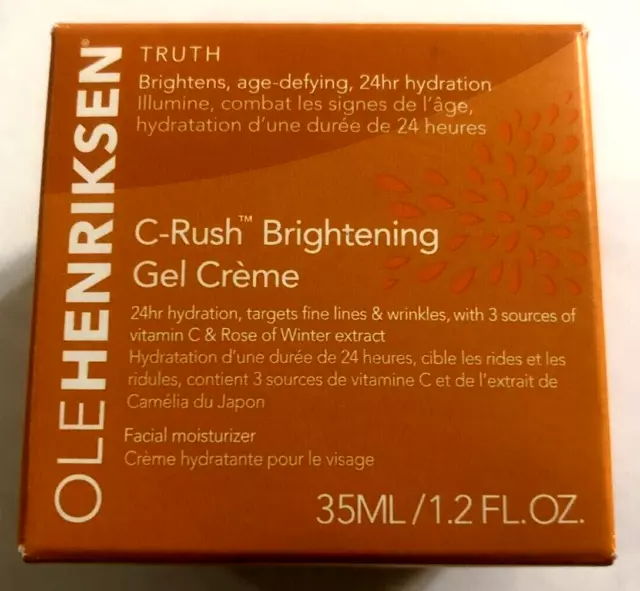 OLE HENRIKSEN C-Rush Brightening Gel Cream 1.2oz/35mL Age Defying BNIB  RET$38