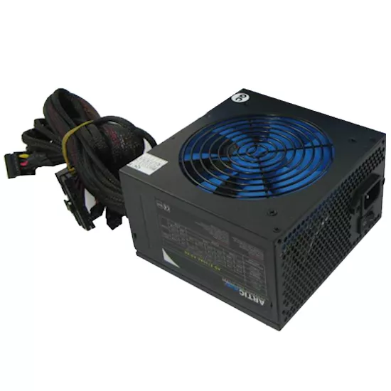 ACE Artic 750W Black ATX Gaming PC 2x6+2Pin PCIe PSU Power Supply 120mm Blue