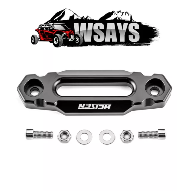 WSAYS 4 7/8" 2000-3500lbs Hawse Fairlead for Synthetic Winch Rope Cable ATV UTV