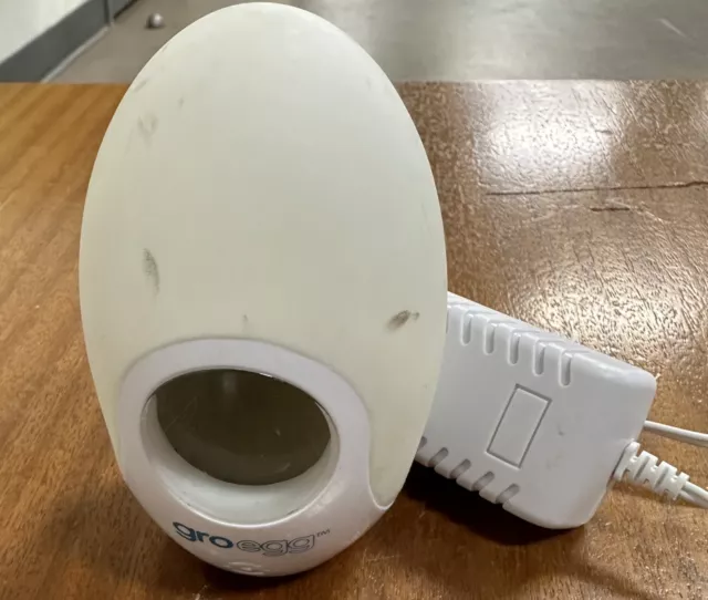 The Gro Company Gro-Egg Room Thermometer Temperature Alert Monitor, White HC142