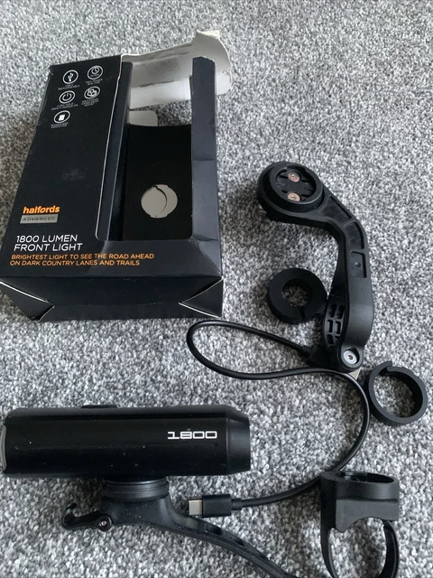 Halfords advanced 1600 lumen front bike light cheap