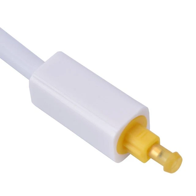 DIGITAL SPDIF OPTICAL Audio Splitter 2 Way Toslink Splitter Adapter 1 ...