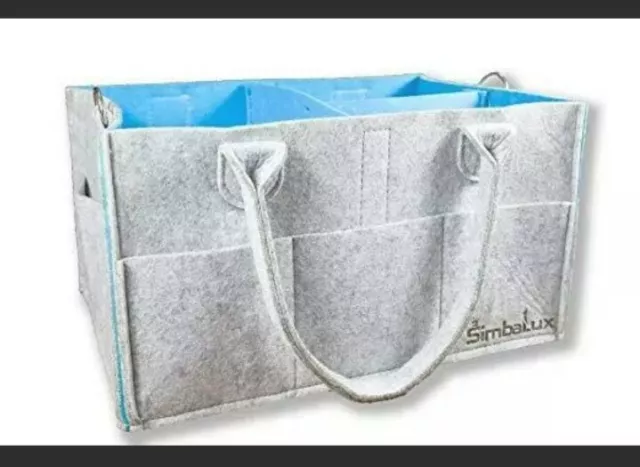 Baby Diaper Caddy Organizer: Large Nursery Storage Bin| Portable Car & Travel