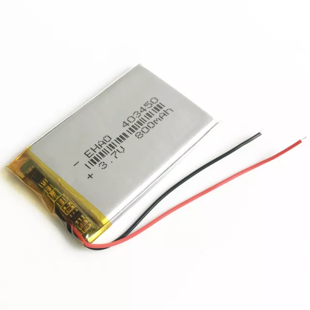 800mAh 3.7V Lipo polymer Battery Rechargeable For Mp3 Selfie stick PSP 403450