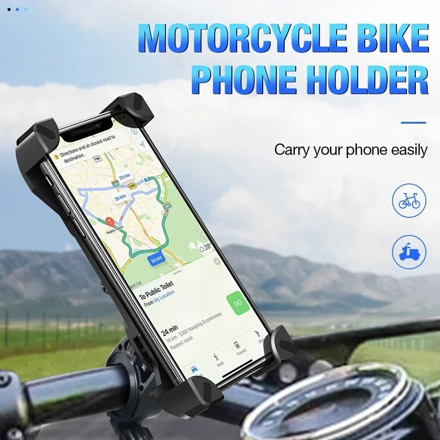 Nllkii Support Téléphone Vélo Étanche, Support De Guidon De