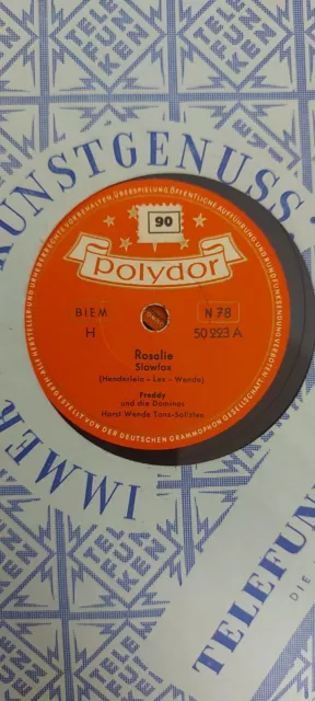 FREDDY QUINN 78rpm Schellack