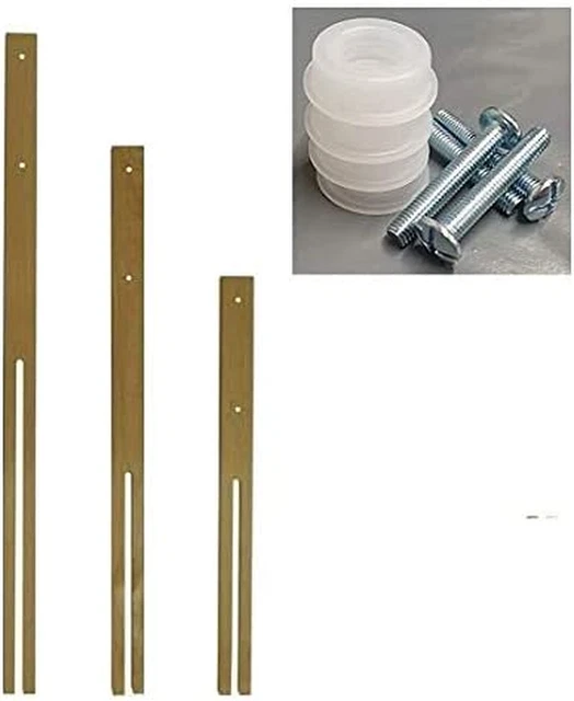 Just Accessories - Multi Fit 1 Par de Piernas de Cabecera de Madera Ranurados y Pre-Driving