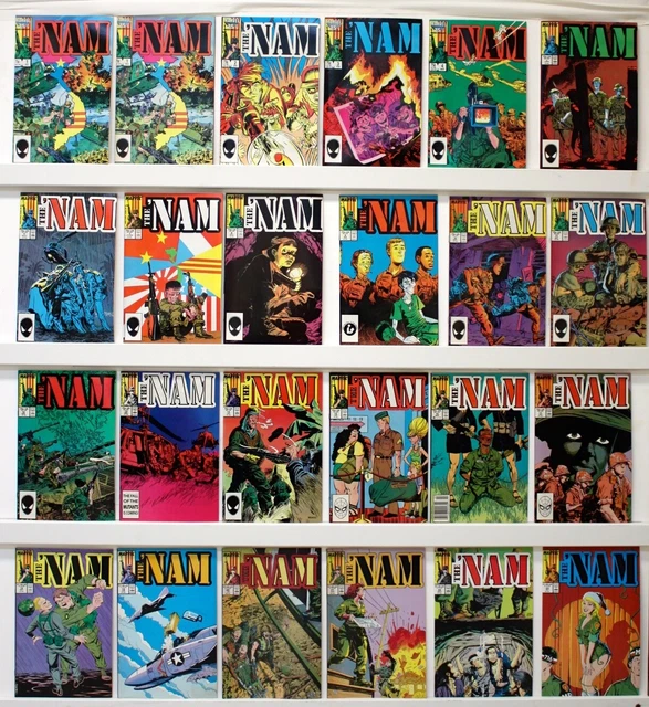 Nam  Lot of 62 comics   NM Issue #'s: 1-30 STRAIGHT RUN & more- see below