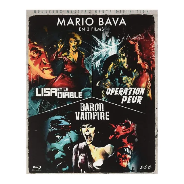 Mario Bava Lisa et le diable / Opération peur / Baron vampire COFFRET BLU-RAY N
