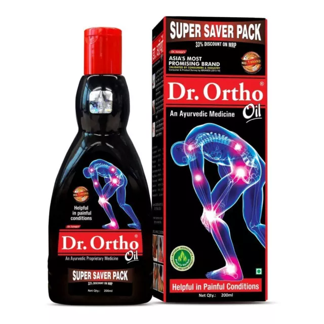 Dr.Ortho Ayurvedic Pain Relief Oil for Joints Pain 200ml