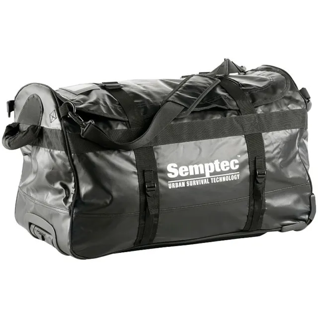 Semptec 2in1-Trolley-Reisetasche aus reißfester Lkw-Plane, 100 l