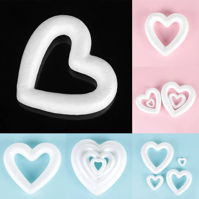 polystyrol hohl weiße craft - eier herz - form party - dekoration valentinstag