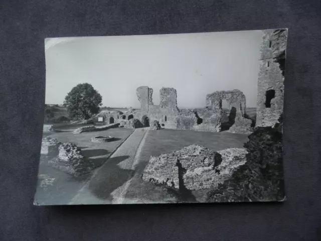 Vintage 1960s Postcard of Courtyard, Llawhaden Castle, Llawhaden, Pembrokeshire