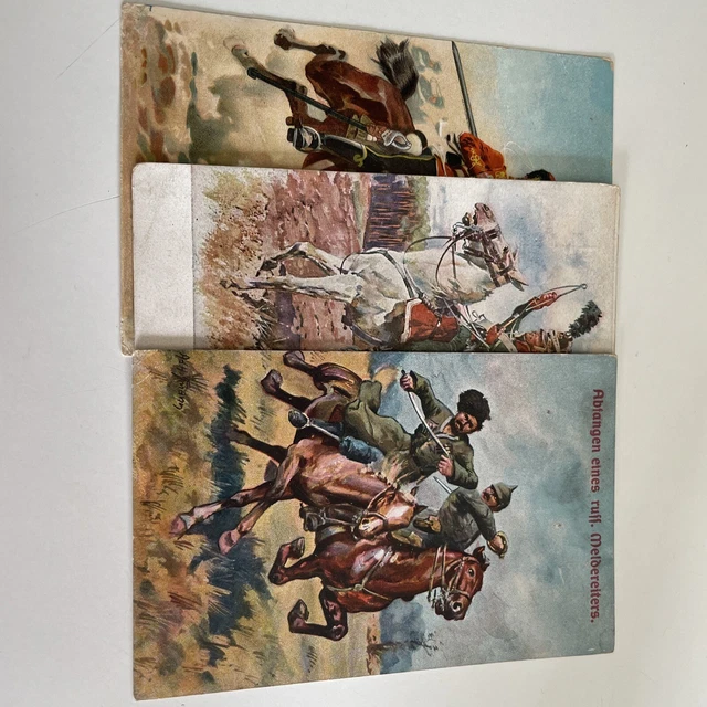 Tolles Feldpostkartenkonvolut 1915-1917, super Zustand