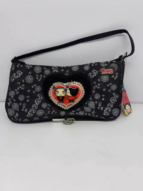 Vintage Pucca Saddle Bag Black RARE BRAND NEW 1