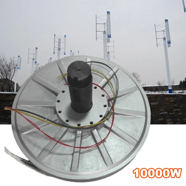 Generatore a magneti permanenti senza nucleo 10000 W 380 V 300 RPM motore per turbina eolica