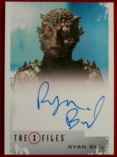 X-FILES - SEASONS 10 & 11 - RYAN BEIL - Personally Signed Autograph Card - 2018