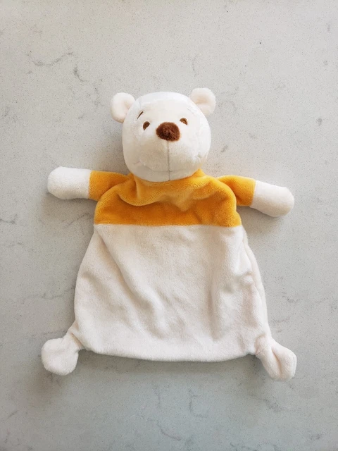 Disney Winnie the Pooh Primark Comforter Blankie Soother Crema Giallo Doudou