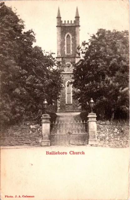 Postcard Bailieboro Ireland - Bailieboro Church - Posted 1909