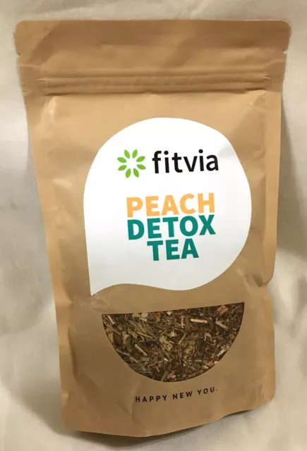 ~~ 5 x tè Fitvia Detox ~~ pesca ~~ 5 x 100 g ~~ perdita di peso, dieta ~~ 2