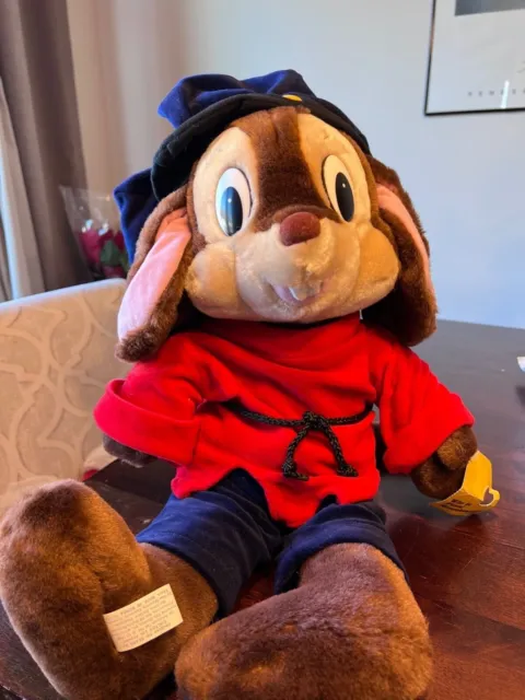 Vintage Fievel Fivel An American Tail Large 22” Plush 1986 Sears W/Tag