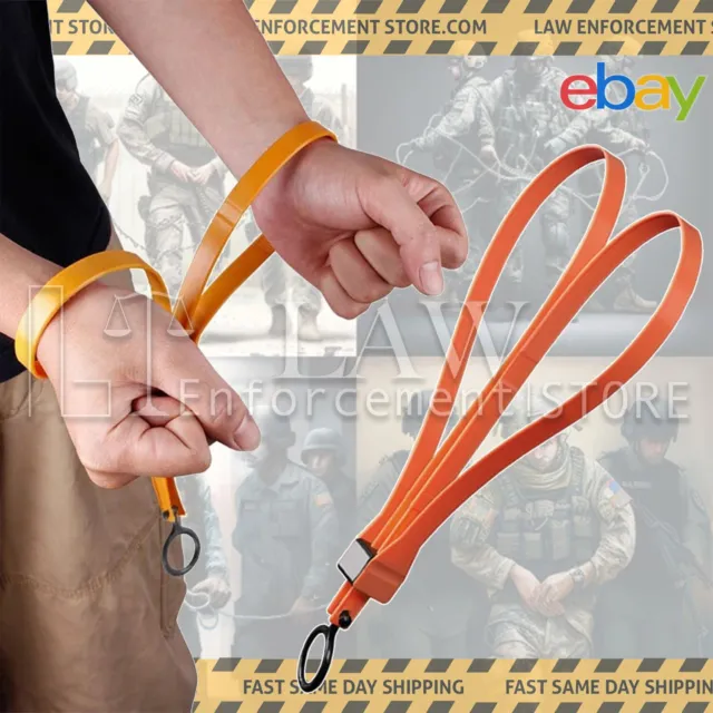Law Enforcement Store Anti Break Tactical Plastic Cable Zip Tie Handcuffs Orange