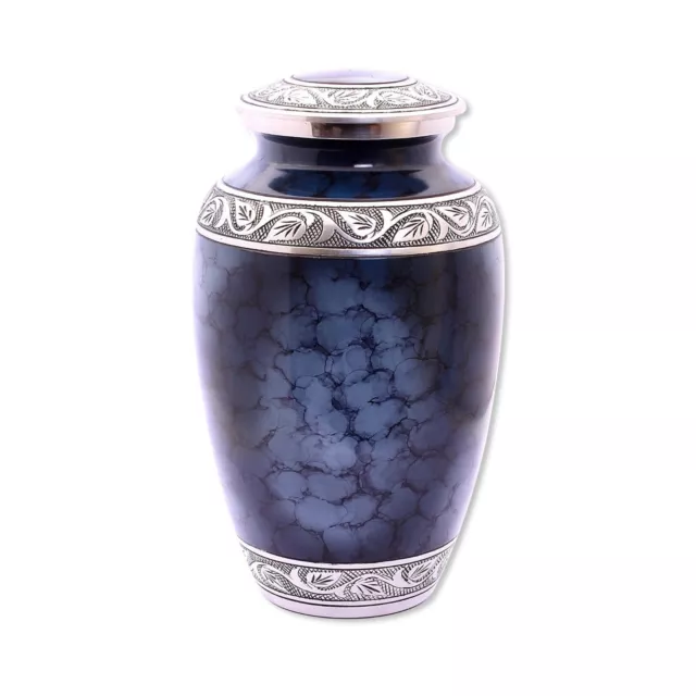 Large Blue Cloud Cremation Urn Adult Urn For Ashes Funeral Memorial Ashes Urn