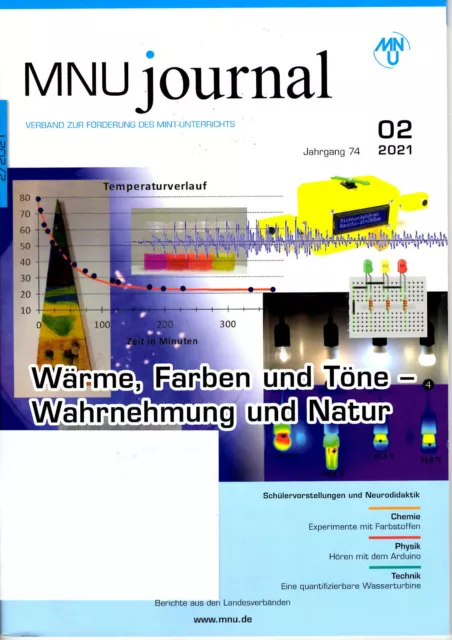 MNU Journal, Nr. 02 Jahrgang 2021 Physik Chemie Technik Neurodidaktik Mathematik