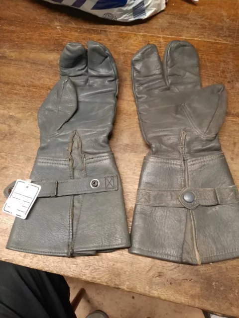 Paar Original Kradmelder Handschuhe  Ausrüstung Wehrmacht, Neue Zustand