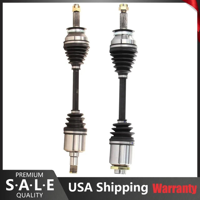 Front Left Right Pair CV Axle Joint Shaft For Hyundai Tiburon Manual Trans 2.7L