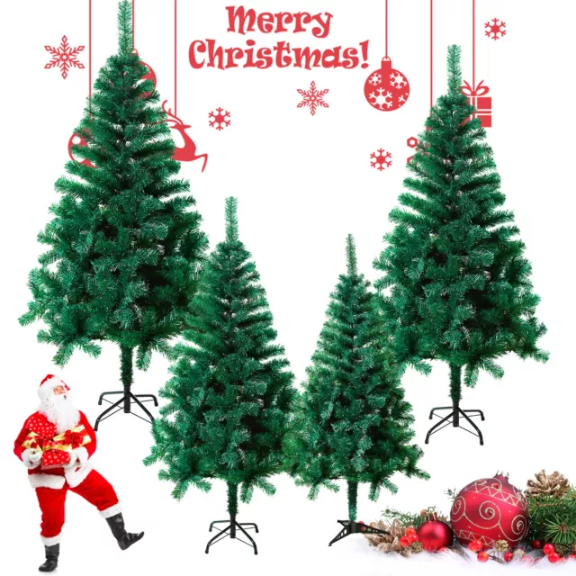 120-210cm Tannenbaum Künstlicher Christbaum Grün Dekobaum Weihnachtsbaum PVC TOP