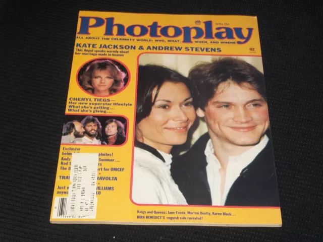 1979 April Photoplay Magazine - Kate Jackson & Andrew Stevens Cover - E 920