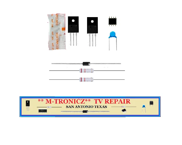 Repair Kit For Zenith Z50PJ240 & LG 50PJ650 Plasma TVs - Fix Power Clicking On/Off Issue, Includes EAY60968701 Parts