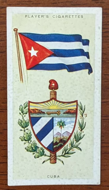 1936 Players Cigarettes National Flags & Arms #11 Cuba