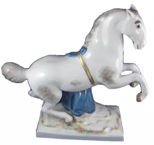 KPM Berlin Art Nouveau Porcelain Horse Figure Porcelain Horse Figure